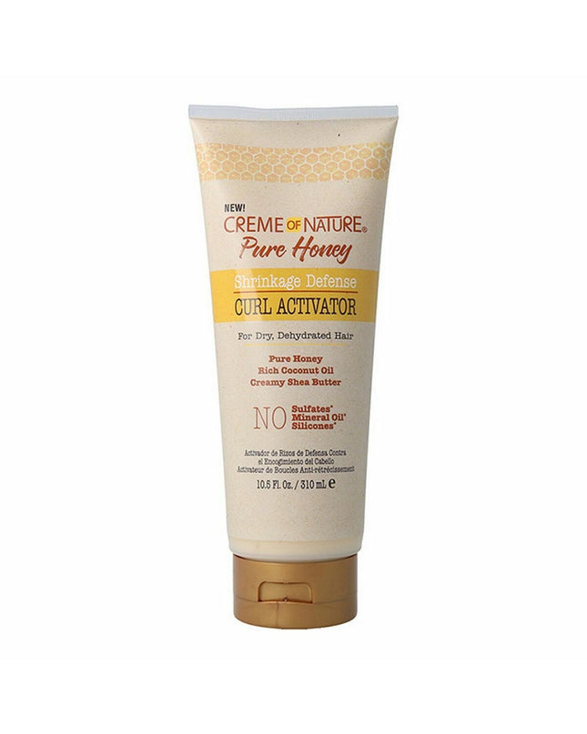 Creme Of Nature Pure Honey Curl Defining Conditioner in 310ml bottle, suitable for curly hair, health and personal care.