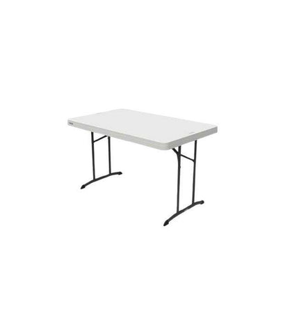 Lifetime sport and outdoor camping table measuring 122 x 76 cm, ideal for outdoor activities and camping setups.