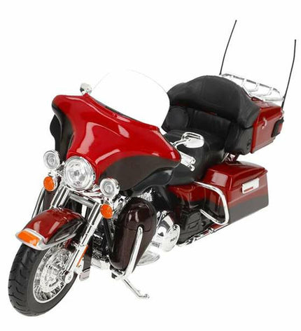 Detailed Harley-Davidson Electra Glide 1:12 scale motorcycle toy from the brand Harley-Davidson, designed for vehicle enthusiasts.