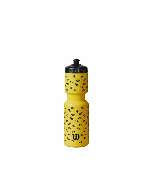 Yellow Wilson Minions sports water bottle with a 780 ml capacity, ideal for camping, hiking, and outdoor activities.