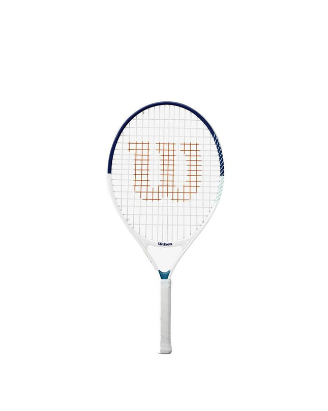 Wilson Roland Garros Elite tennis racket for outdoor sport, featuring a sleek design and lightweight frame.