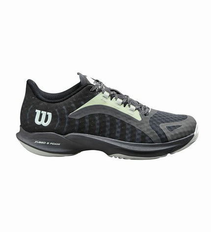 Wilson Hurakn Pro tennis padelschoenen voor volwassenen in zwart, sport en outdoor tennis schoenen met ondersteunende details
