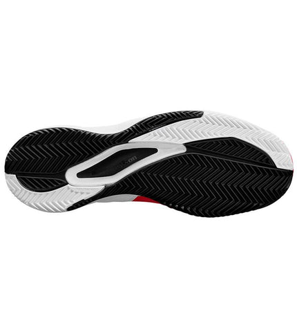 Wilson Rush Pro Ace Clay men's tennis shoes with breathable mesh and durable outsole, designed for clay court play.