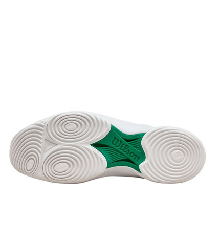 Wilson Hurakn Lite men's tennis shoes in white, designed for sport and outdoor tennis play, with breathable athletic footwear.