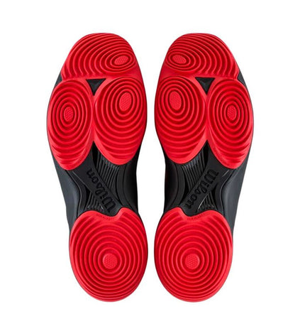 Wilson Hurakn Lite heren tennisschoenen in zwart, sport en outdoor tennis schoenen met lichte, duurzame zool en comfortabele pasvorm