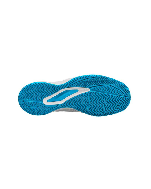 Wilson Rush Pro Ace Oz men's tennis shoes in white, designed for sport and outdoor tennis with breathable mesh and supportive sole.