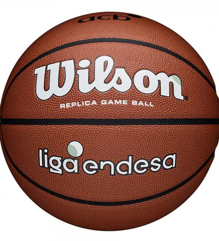 Wilson Acb Reaction 5 synthetic basketball for sport and outdoor play, size 5, with textured surface and Wilson branding.