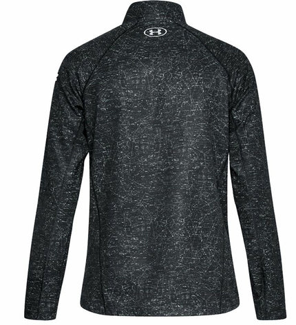 Under Armour Storm women's sport jacket in dark gray, outdoor and sport clothing with printed design and lightweight material.