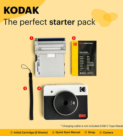 Kodak C300RY digital camera displaying its front view with lens and controls, ideal for photography and videography.