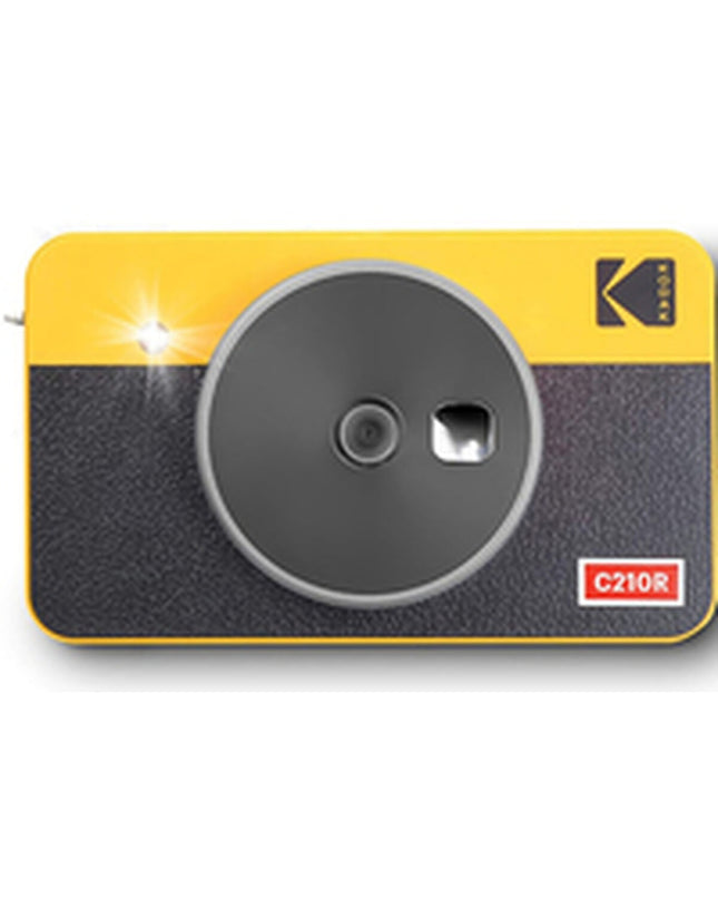 Kodak C210RY digital camera with compact design, featuring a lens and digital screen for photography and video recording.