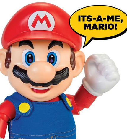 Super Mario action figure, 36 cm tall, from Super Mario collectibles, featuring detailed design and vibrant colors.