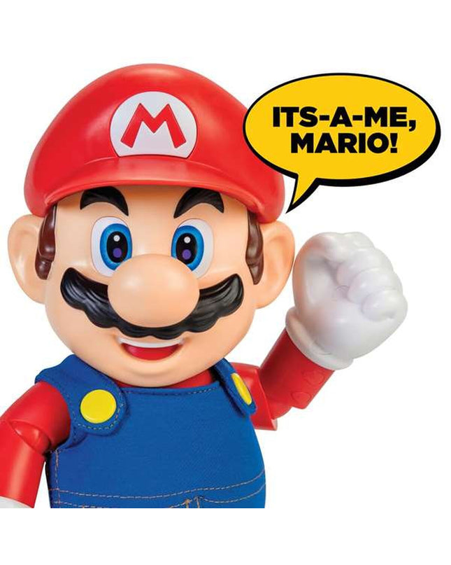 Super Mario action figure, 36 cm tall, from Super Mario collectibles, featuring detailed design and vibrant colors.