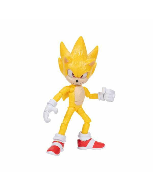 Sonic 13 cm action figure from Sonic toy and game collection, featuring detailed design and iconic character pose.