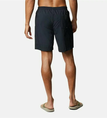 Columbia Summerdry men's swim trunks in black, designed for watersport and outdoor activities, with a quick-dry fabric and sporty fit.