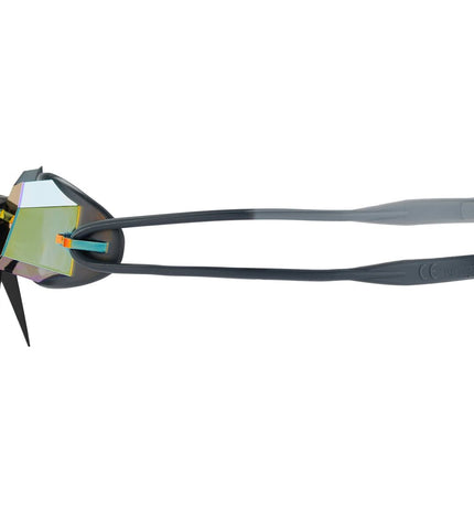 Zoggs Diamond Mirror swimming goggles in black and red, sport and outdoor watersport accessory with mirrored lenses.