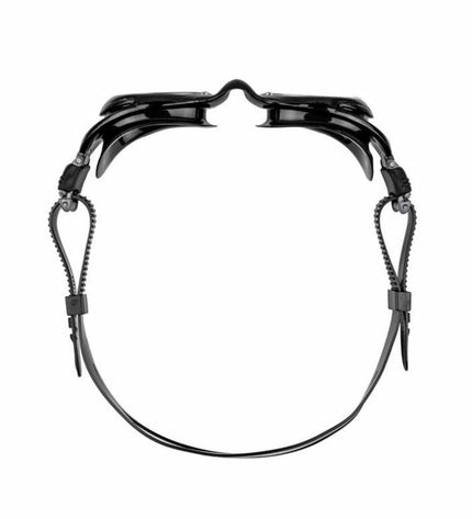Zoggs Zwembril Zoggs 461097-BKBK-CLR black swim goggles for watersport and outdoor swimming, one size fits most.