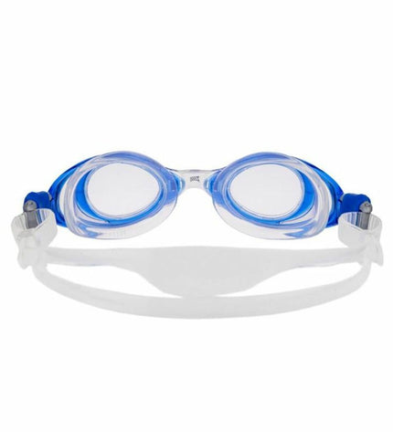 Blue Zoggs Zwembril swimming goggles with clear lenses, designed for water sports and outdoor swimming activities.