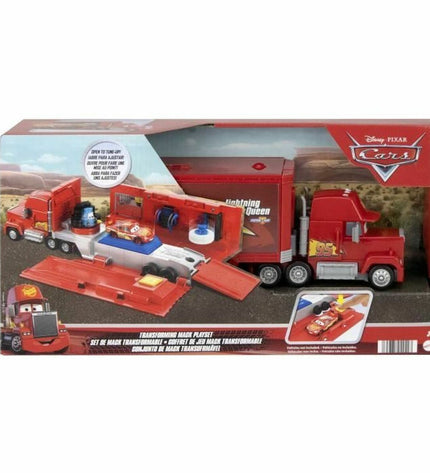 Mattel Carrier vrachtwagen speelgoed voertuig with detailed design and vibrant colors, perfect for kids' play and collection.