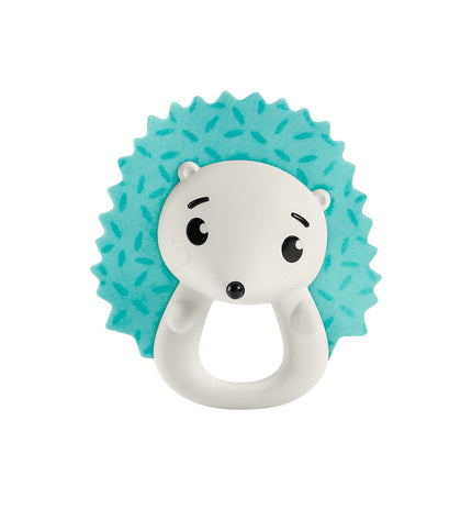 Fisher-Price baby toy with colorful animal figures, designed for young children to chew and play with.