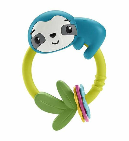 Fisher-Price baby toy featuring colorful animal characters, designed for young children to play and develop sensory skills.