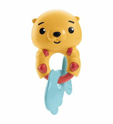 Fisher-Price baby toy featuring colorful animal characters, designed for young children to stimulate their senses and promote play.