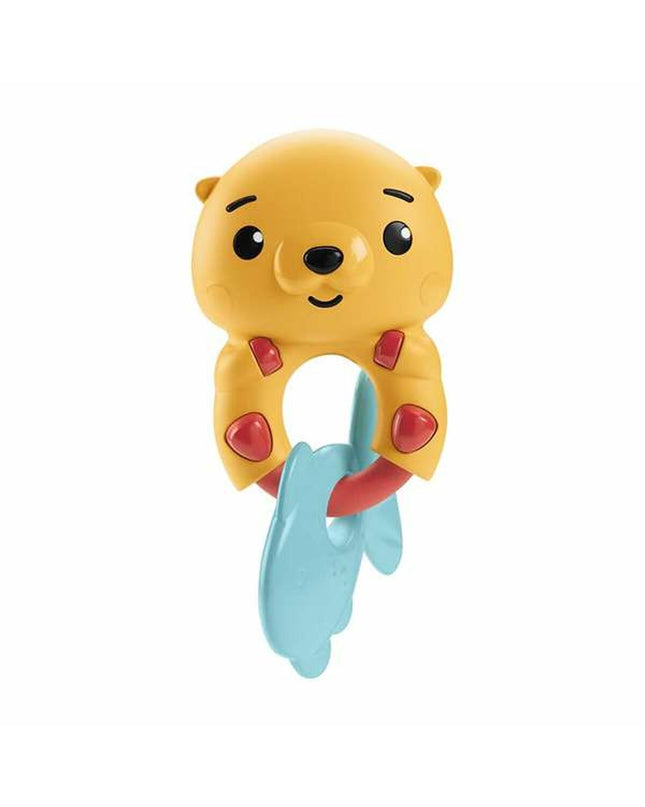 Fisher-Price baby toy featuring colorful animal characters, designed for young children to stimulate their senses and promote play.