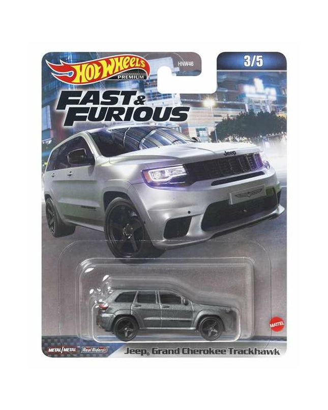 Hot Wheels Fast & Furious toy car, small scale vehicle from the Hot Wheels vehicle collection, showcasing vibrant racing details.
