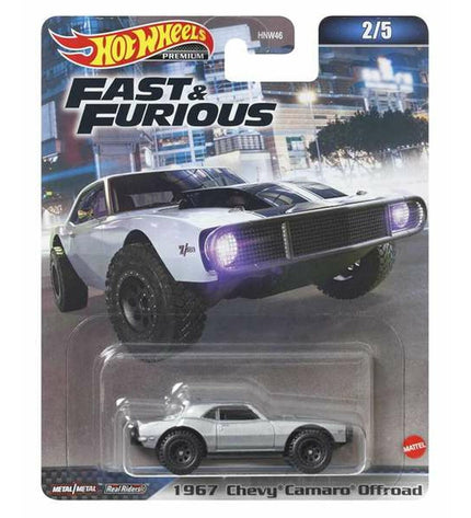 Hot Wheels Fast & Furious toy car from the Speelgoed en games vehicle collection, detailed plastic model for play or display.