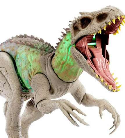 Jurassic World Indominus Rex plastic dinosaur toy, 53 cm long, detailed action figure from the Jurassic World collection.