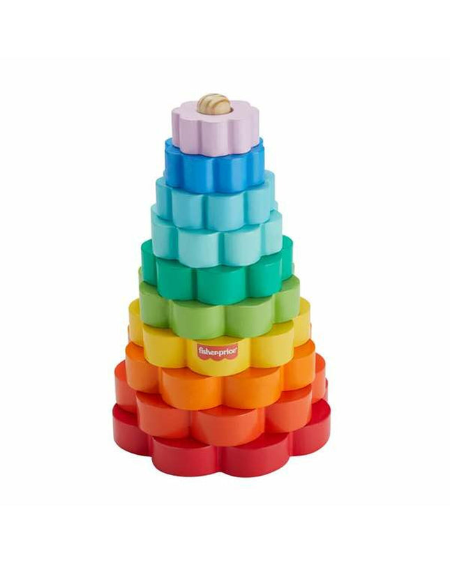 Fisher-Price Blokken Stapelen speelgoed for babies, set of 10 colorful stacking blocks for young children.