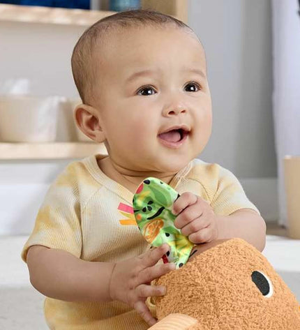 Fisher-Price educational children's toy game with colorful components, measuring 16 x 19 x 25 cm, designed for learning and play.