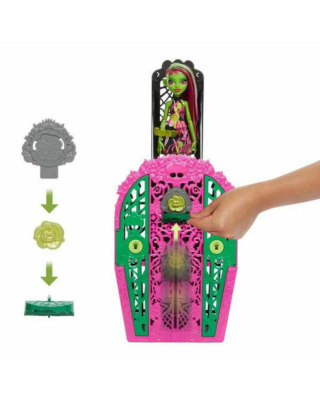 Colorful Mattel action figure toy from the Speelgoed en games collection, featuring detailed character design and poseable limbs.