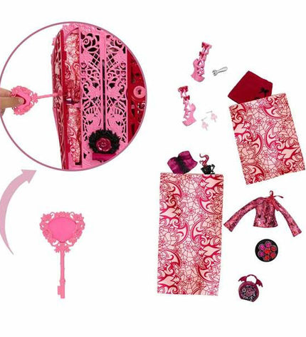 Mattel action figure from the Speelgoed en games collection, detailed poseable toy doll with accessories and vibrant colors.
