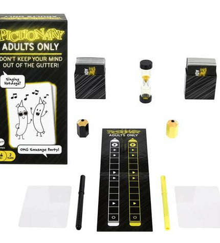 Mattel board game with colorful game pieces and cards, designed for fun family gameplay and entertainment.