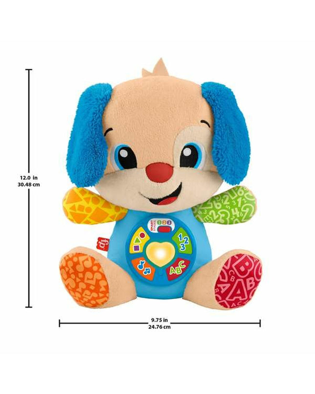 Mattel musical plush toy for babies, soft baby toy with musical features, measuring 30.48 x 25.40 x 13.34 cm, suitable for young children.