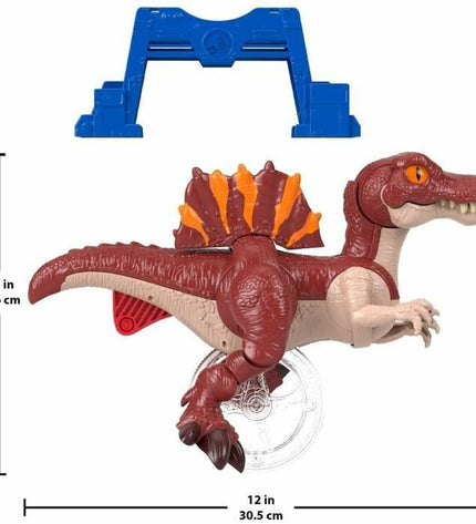 Imaginext JW4 Sprint Spino action figure from the Imaginext toy and action figure collection, detailed dinosaur design.