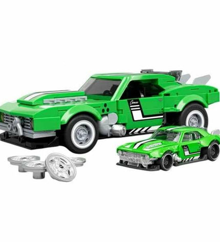 Mattel Bouwspel toy set featuring colorful building blocks for creative play and construction fun.