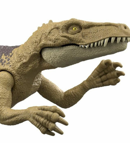 Jurassic World Dino action figure, detailed dinosaur toy from the Jurassic World playset.