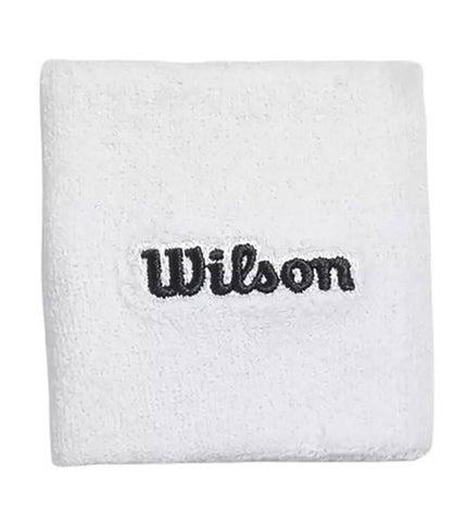 Wilson Sportarmband for tennis, black elastic strap with adjustable closure, designed for outdoor sports and tennis activities.