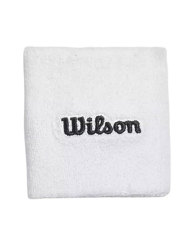 Wilson Sportarmband for tennis, black elastic strap with adjustable closure, designed for outdoor sports and tennis activities.