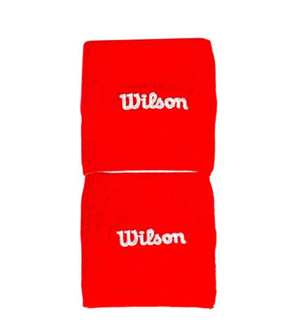Wilson Sportarmband for tennis, adjustable outdoor sport accessory in black with Wilson branding.
