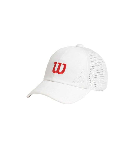 Wilson Sportcap Active Perforated Tennis Hat, lightweight and breathable with ventilation holes, ideal for outdoor tennis play