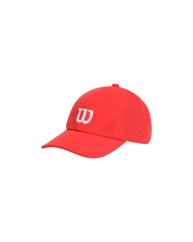 Wilson CTive perforated tennis sportcap with breathable mesh, designed for outdoor tennis players.