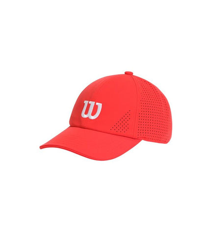 Wilson Sportcap CTive Perforated Tennis hat, breathable outdoor tennis cap with adjustable strap, lightweight and UV protected.