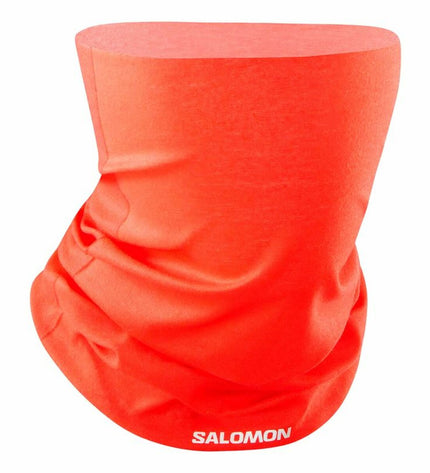 Salomon Cross NeckHead Tube outdoor sports neck warmer, versatile head and neck covering for camping and hiking activities.