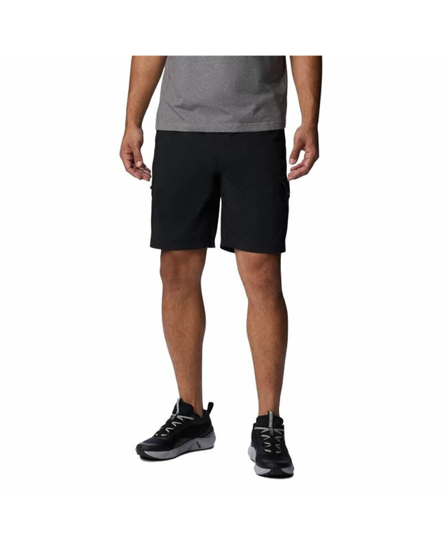 Columbia Summerdry men's black swim shorts for sport and outdoor watersports, lightweight and quick-drying fabric.