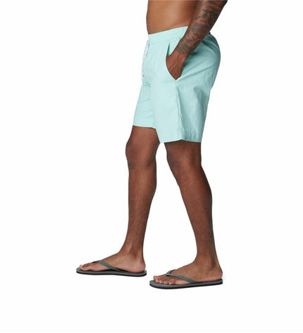 Columbia Summerdry men's swim shorts for water sports, featuring quick-dry fabric and sporty design in blue with Columbia logo.