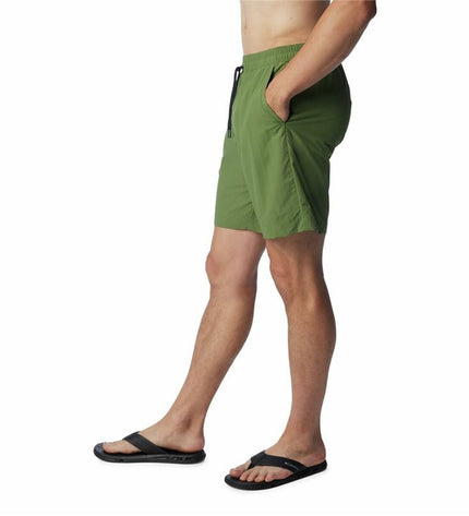 Columbia Summerdry™ men's swim trunks in blue, designed for sport and outdoor watersports, with quick-drying fabric.