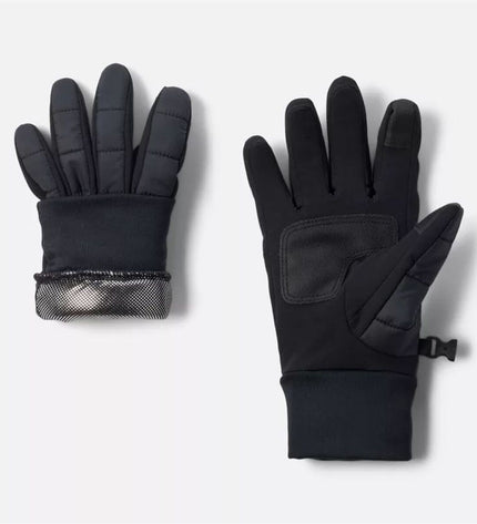 Black Columbia Powder Lite™ II gloves for outdoor activities, suitable for camping and hiking, with durable, insulated design.
