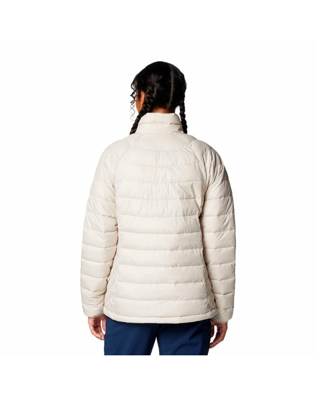 Columbia Powder Lite™ II full-zip women's sport jacket in white, outdoor and sportswear, lightweight and insulated.